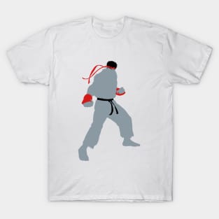 Ryu Fighter Stance Silhouette T-Shirt